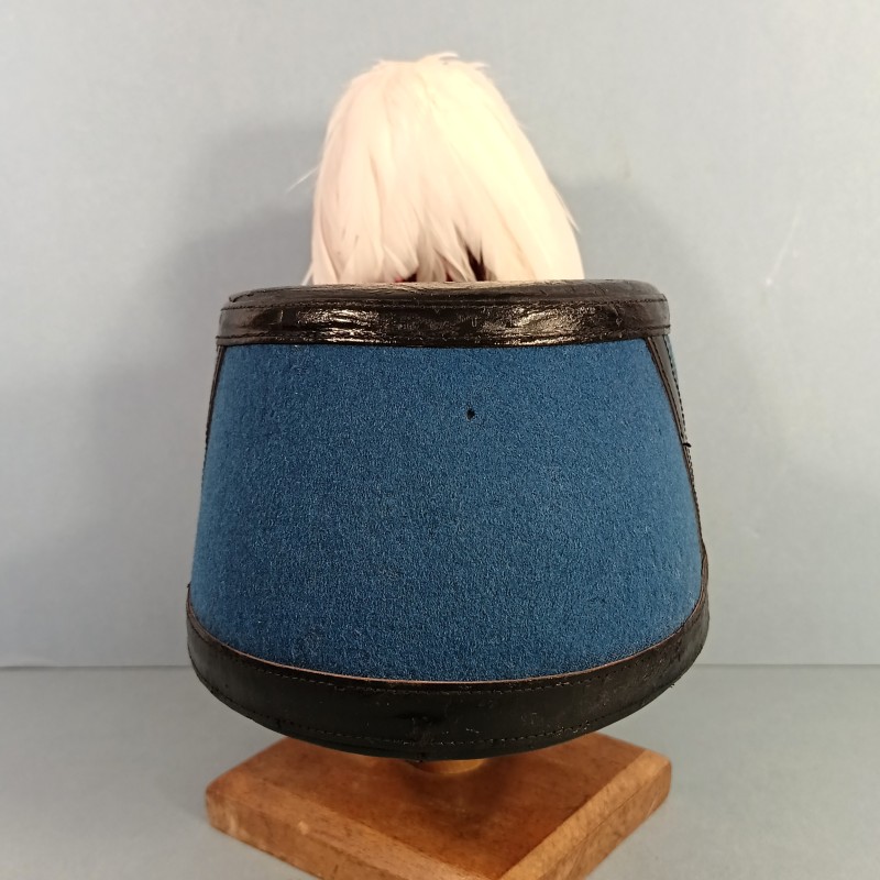 SHAKO DE L'ECOLE MILITAIRE DE ST CYR ESM ECOLE SPECIALE MILITAIRE FABRICATION DES ANNEES 1940-1950 TAILLE 57-58